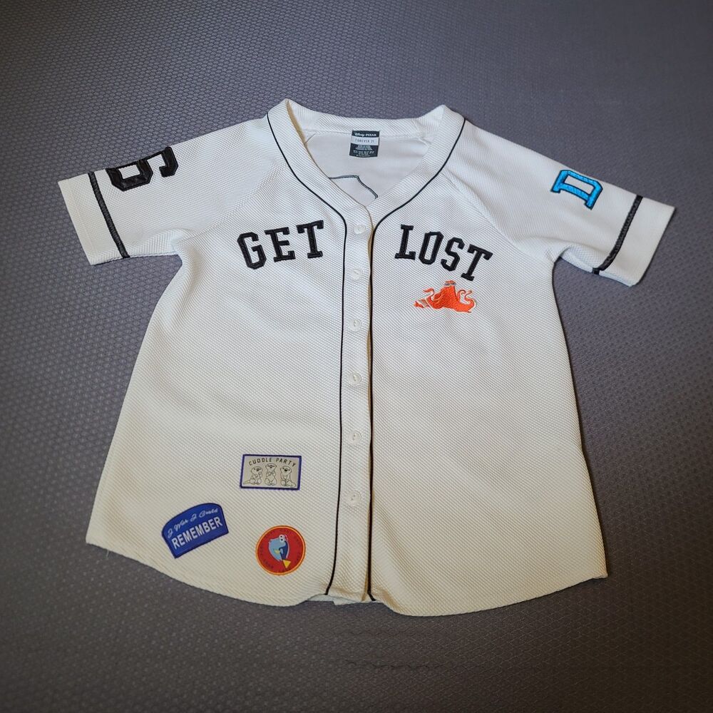 DISNEY PIXAR x FOREVER 21 Finding Nemo ‘Get Lost’ Baseball Jersey Size Medium